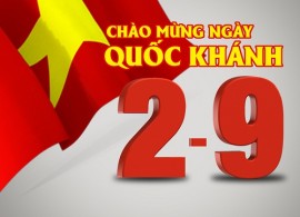 THÔNG BÁO LỊCH NGHĨ LỄ QUỐC KHÁNH 2/9/2022