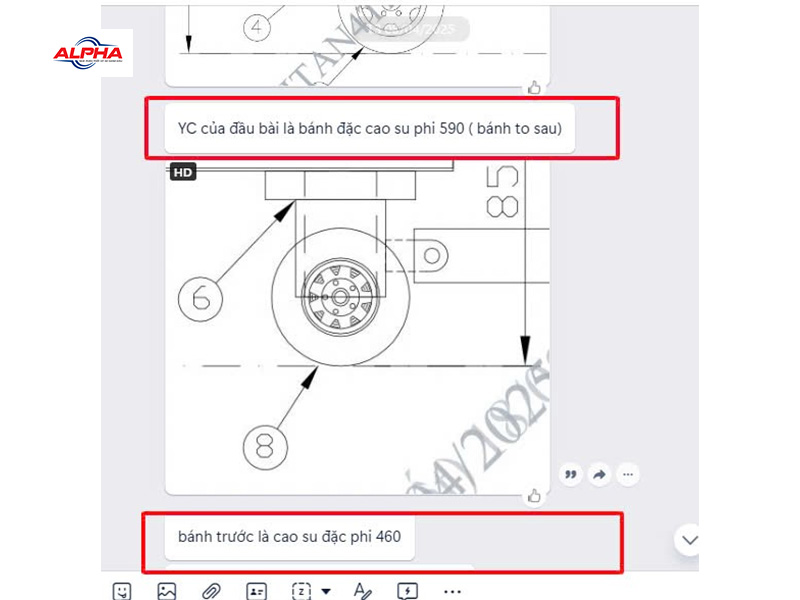 Yêu cầu của khách hàng